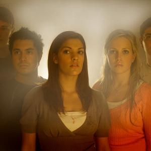 Chris Walters, Javier Villarreal, Paula Giroday, Lindsey Simpson and Christopher Vivanco Star in the teen thriller The Janitor's Office produced and directed by Karen Nielsen