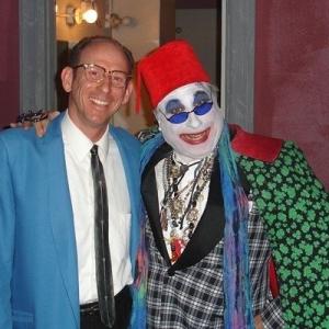 Backstage with Count Smokula at Art Fein's annual Elvis Birthday Bash