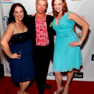 Dellany Peace, Todd Sherry and Heather Olt at 2 Hopeful SPinsters red carpet premiere