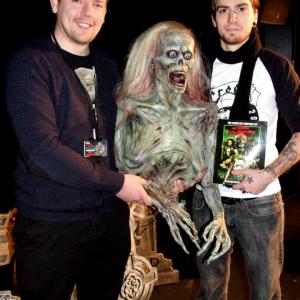 With editor of ShockHorror Magazine Dean Boor at the Back to the Theatre Film Screenings screening of The Return of the Living Dead and ReAnimator at the Custard Factory Theatre Birmingham UK February 2013