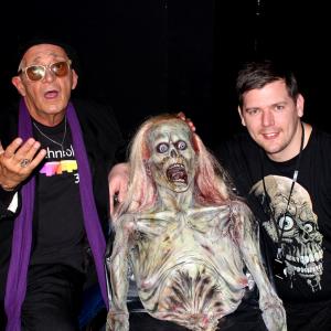 With actor and friend Don Calfa at the Back to the Theatre Film Screenings screening of The Return of the Living Dead and ReAnimator at the Custard Factory Theatre Birmingham UK February 2013