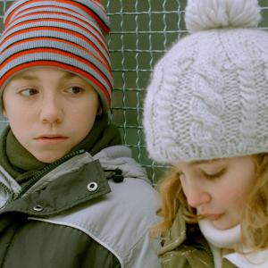 Still of Émilien Néron and Sophie Nélisse in Monsieur Lazhar (2011)