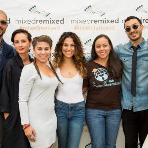 Santana Dempsey with cast of French Dirty attended the Mixed Remixed Festival