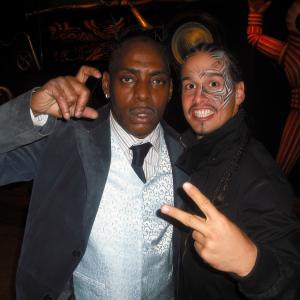 Coolio and Sancho Martin Cuque du Soleil after-party