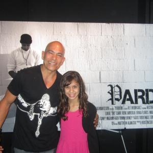 Maile with Rene Arreola on the screening of the film Pardon