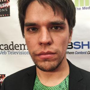 Leandro Silva at the 2015 IAWTV Awards Red Carpet.