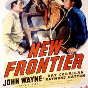 John Wayne Ray Corrigan and Raymond Hatton in New Frontier 1939