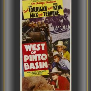 Ray Corrigan John Dusty King and Max Terhune in West of Pinto Basin 1940