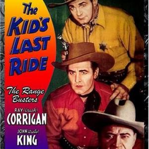 Ray Corrigan, John 'Dusty' King and Max Terhune in The Kid's Last Ride (1941)