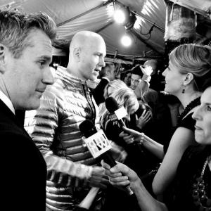 At Wild Premiere: being interviewed for role in 