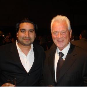 Canadian billionaire Frank Stronach and Ronnie Banerjee