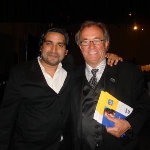 Union Boss Buzz Hargrove former President of the CAW and Ronnie Banerjee