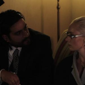 Still of Odette Warder (New Year's Eve, Spartacus: Vengeance, Smash) and Ronnie Banerjee in DSK Unauthorized