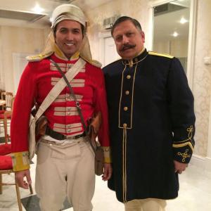 Hollywood Movie  Actor Atul Sharama with Actor Kumud Pant