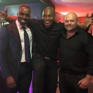Colin burt Vidler and Charles Venn at the premier of AWOL Also in the photo is my pal Lickwid Thomas