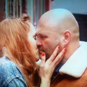 Still of Colin Vidler and Charlotte Roi in music video