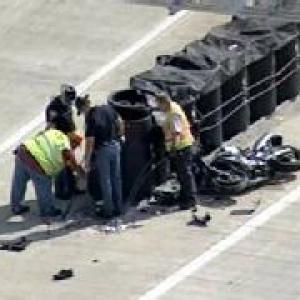 Picture of my motorcycle accident on July 29, 2008 where I was pronounced dead in the lifeline to Wishard hospital in Indianapolis, Indiana. I wrote my first screenplay back in 2005 which the main character goes through the same things I did when I was i