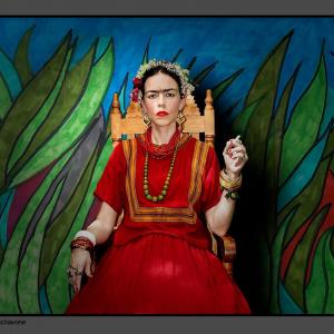 Deborah L Sherman as Frida Kahlo in Frida Unmasked By Deborah L Sherman