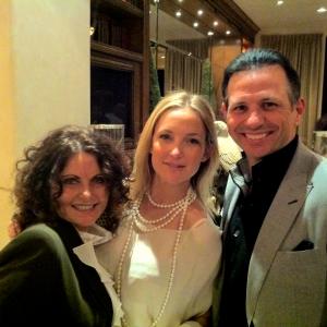 Travis and Co-Producer, Brenda Markstein, with Kate Hudson at event in Big Horn Country Club