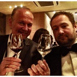 Peter Warnier & Editor Job ter Burg at premiereparty Borgman Cannes 2013