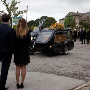 Alan Turner's funeral in Emmerdale