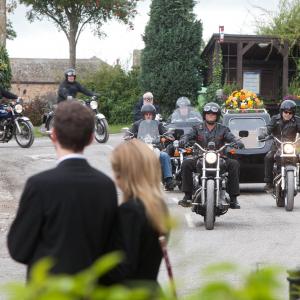 Alan Turners funeral in Emmerdale