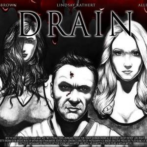 Promo poster for Drain with Lindsay Rathert and Allie Kunkler