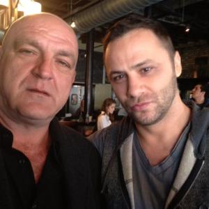 With Mino Mackic on the set of Call Back