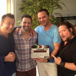 THATS A WRAP! with producer Jonathan Yaskoff director Brian Herzlinger and 1st AD Josh Friedman from the film Smothered by Mothers