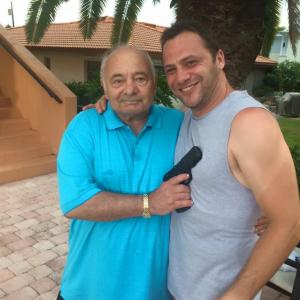 with Burt Young from the film Smothered by Mothers