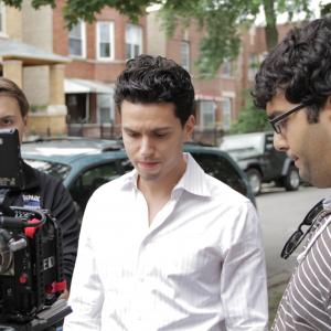 Adem Suljic, Eddie Avinashi, and Nicholas Labell on the set of Why It Burned (2013)