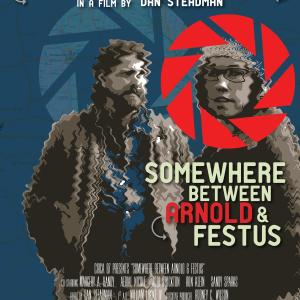 Official poster for Somewhere Between Arnold  Festus designed by Under The Tree Designs