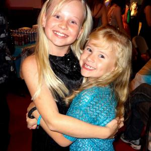 Cheyanna with her friend Danielle Parker at Dream Magazines 2nd Annual Winter Wonderland Party  111712