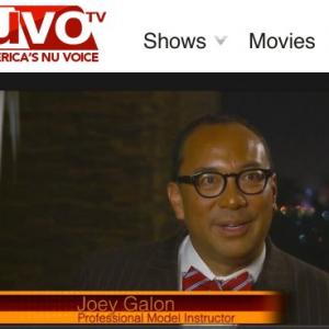 Joey Galon Model Instructor Model Latina NUVO tv Network