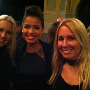 Kim Ashdown with Gugu Mbatha-Raw at the World Premiere of Fox's 
