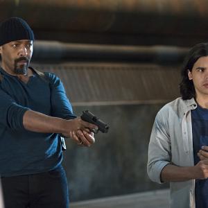 Still of Jesse L Martin and Carlos Valdes in The Flash 2014