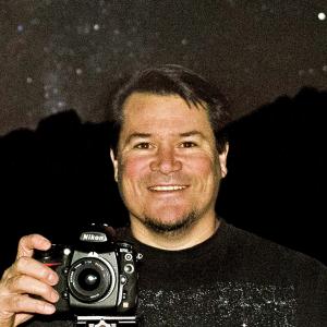 Tony Rowell under the stars in the Sierra Nevada September 2012