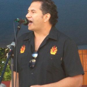 Eddie Napolillo singing in West Hollywood