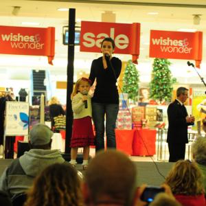 performing at the Angel Tree ceremony