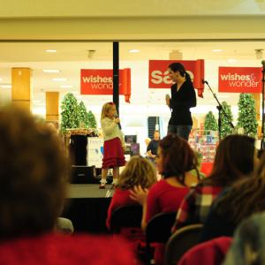 Performance at the Angel Tree ceremony