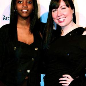 Chellee Ray and Stacia Roybal at ActorRated event
