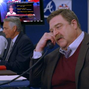 David as an Atlanta Braves scout in the draft room scene of TROUBLE WITH THE CURVE JOHN GOODMAN as Pete Klein in Warner Bros Pictures drama TROUBLE WITH THE CURVE a Warner Bros Pictures release
