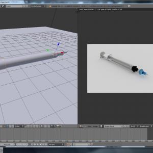 3d model syringe for Needle at the Crossroads documentary