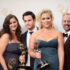 Tony Hernandez Kevin Kane Amy Schumer Hallie Cantor and Kim Caramele at event of The 67th Primetime Emmy Awards 2015