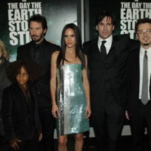 Jennifer Connelly Keanu Reeves Kathy Bates Scott Derrickson Jon Hamm and Jaden Smith at event of The Day the Earth Stood Still 2008