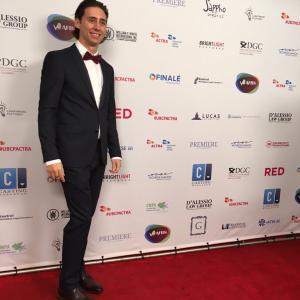 Best Emerging Performer Nominee, Zachary Gulka at the 2015 UBCP/ACTRA Awards.