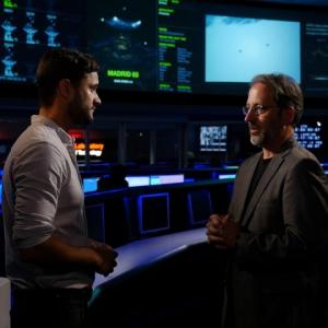 Phil Torres and Jay Famiglietti filming Al Jazeera TechKnow at NASA Jet Propulsion Laboratory October 17 2014