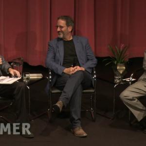 Mark Gold (UCLA), Jay Famiglietti (NASA/UCI) and Peter Gleick (Pacific Institute) on water panel, the Hammer Museum/UCLA Institute of the Environment, September 24, 2015