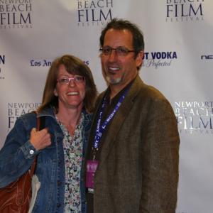 Catherine and Jay Famiglietti at Newport Beach Film Festival April 2012