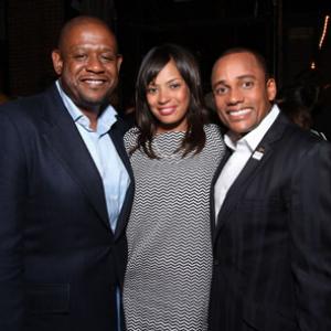 Forest Whitaker, Hill Harper and Keisha Whitaker